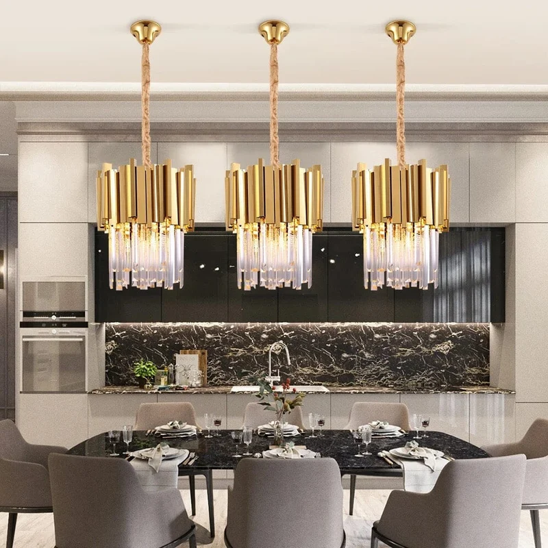 Euroselle Elizabeth Crystal Pendant Light For Homes