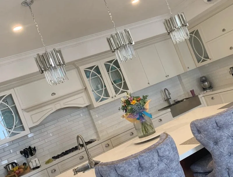 Euroselle Elizabeth Crystal Pendant Light For Homes