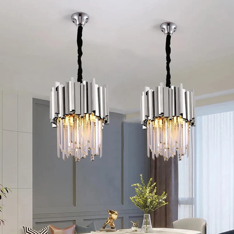 Euroselle Elizabeth Crystal Pendant Light For Homes