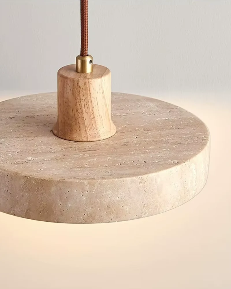 Terruva Travertine-Style Pendant Ceiling Light for Modern Kitchens Euroselle