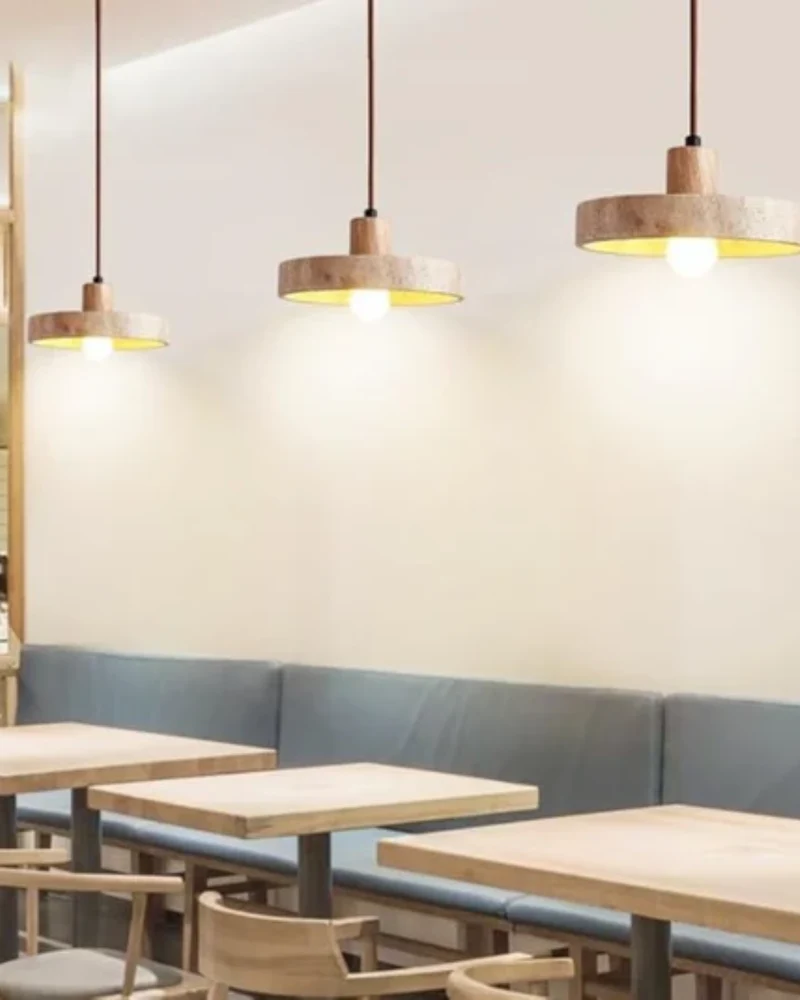 Terruva Travertine-Style Pendant Ceiling Light for Modern Kitchens Euroselle