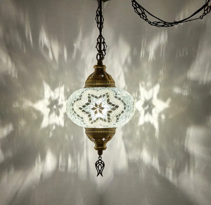 Tiffany 100% Handmade Mosaic Glass Pendant Euroselle
