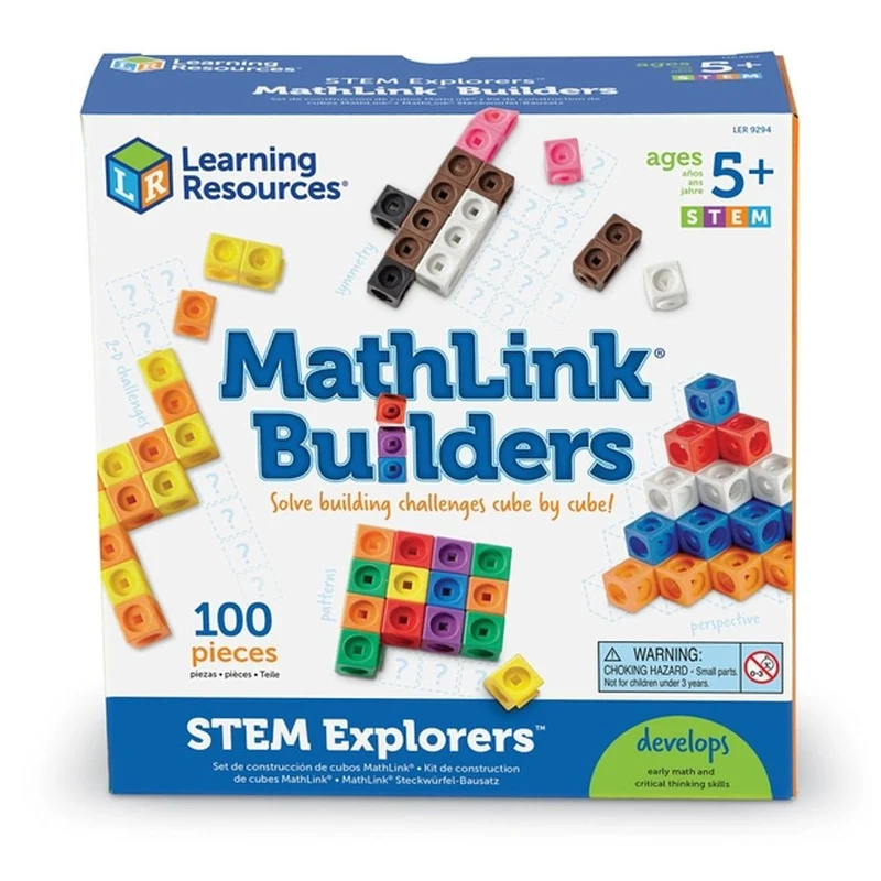 Mathlink Builders Aktivitätsset mit Bauaufgaben