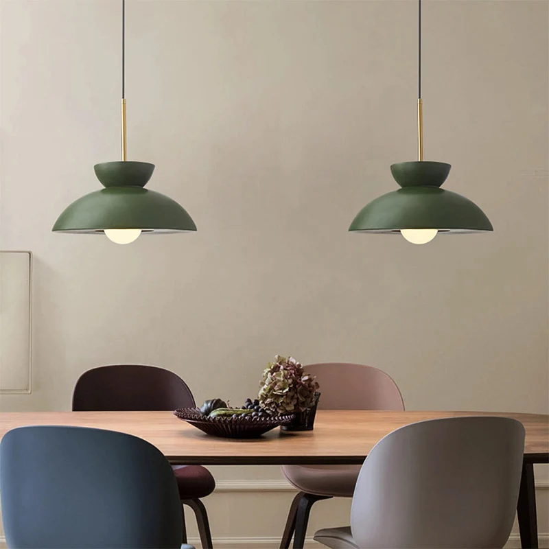 Terra Cotta Vintage Pendant Light, Mid-Century Modern Ceiling Lamp, Euroselle