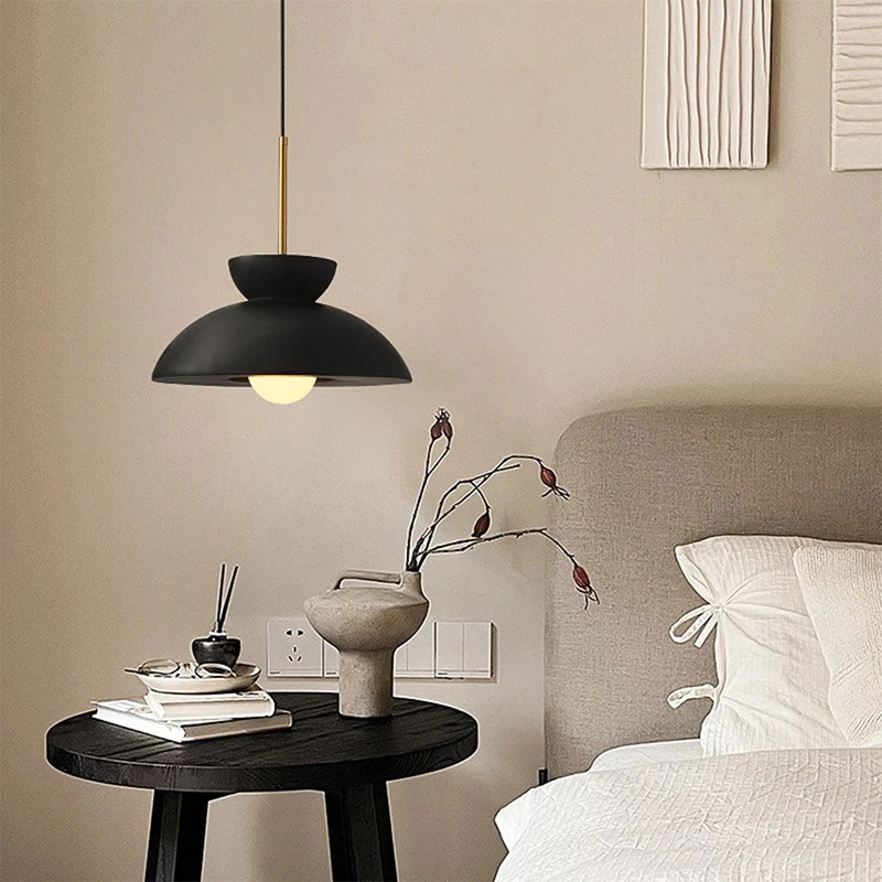 Terra Cotta Vintage Pendant Light, Mid-Century Modern Ceiling Lamp, Euroselle