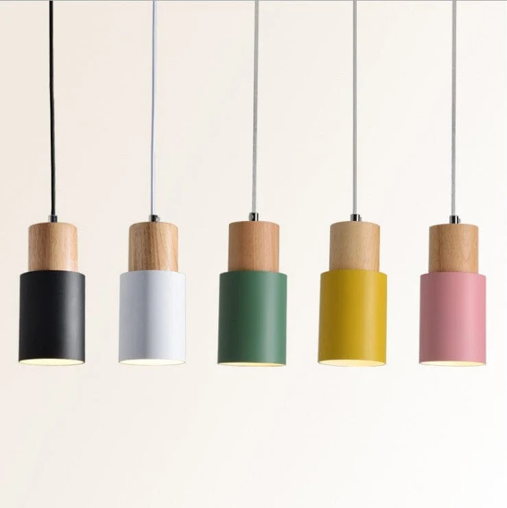 Elsa Handcrafted Oak Pendant Lights From Euroselle