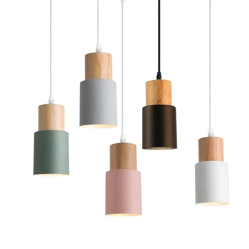 Elsa Handcrafted Oak Pendant Lights From Euroselle