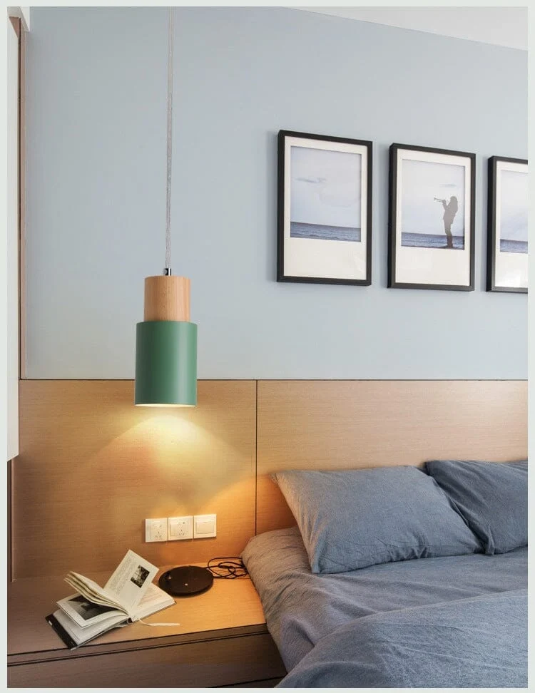 Elsa Handcrafted Oak Pendant Lights From Euroselle