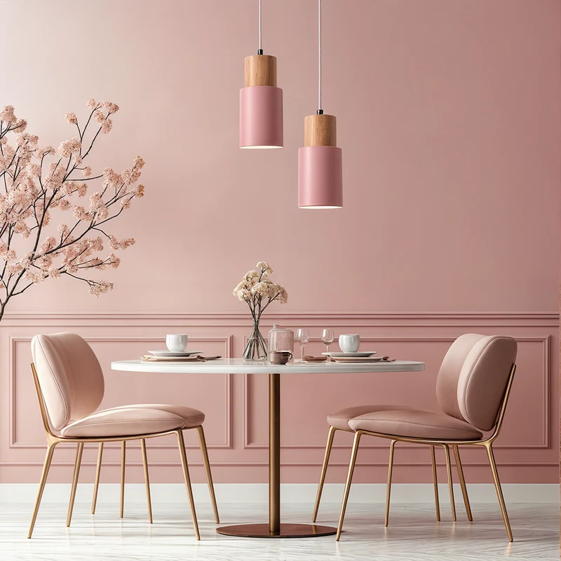 Elsa Handcrafted Oak Pendant Lights From Euroselle