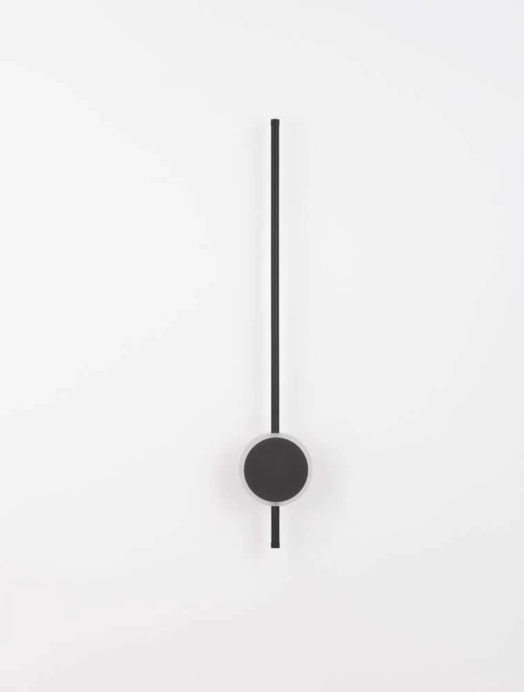 Clock LED Wandleuchte 3000K Schwarz