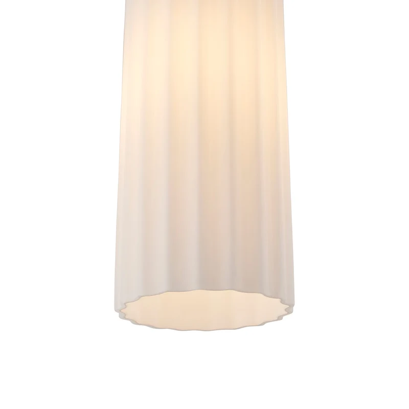 Miella 3 Light Pendant With Fluted Glass By Euroselle