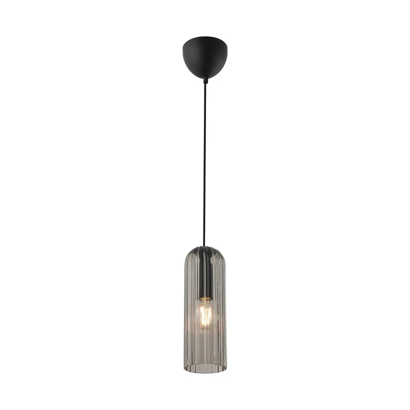 Miella 3 Light Pendant With Fluted Glass By Euroselle