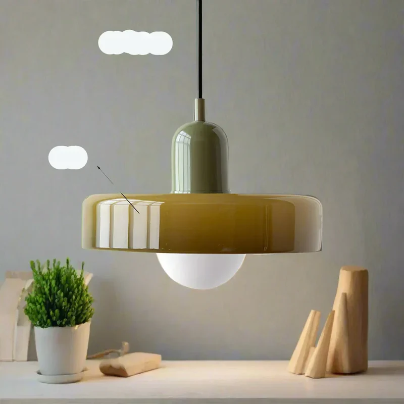 NordicGlass Ceiling Pendant Lamp By Euroselle Premium Lighting