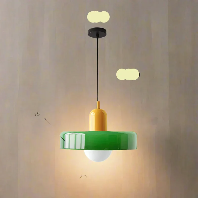 NordicGlass Ceiling Pendant Lamp By Euroselle Premium Lighting