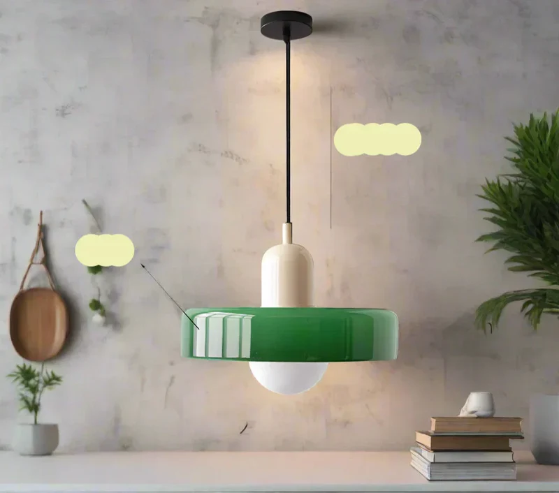 NordicGlass Ceiling Pendant Lamp By Euroselle Premium Lighting