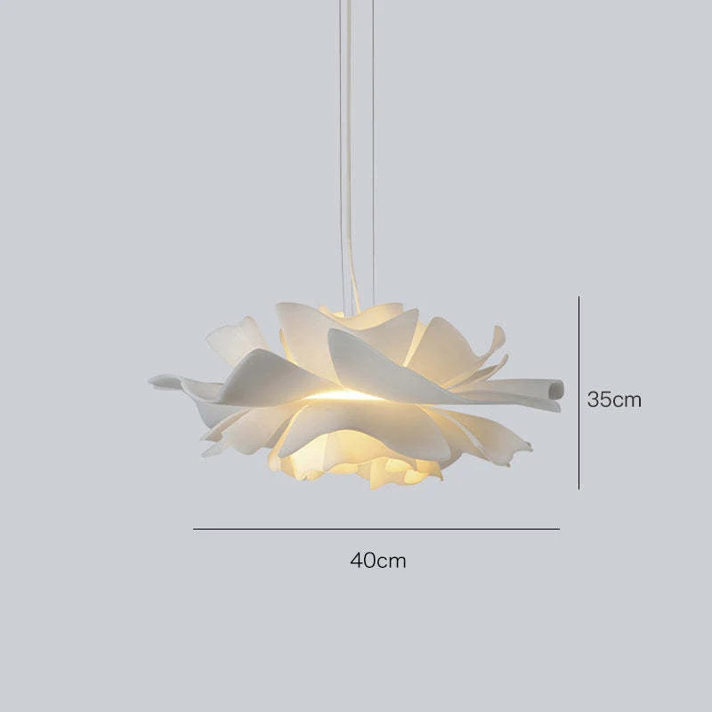 Bella Modern Design Flower Pendant Lamp White Acrylic For Living Room And Bedroom Euroselle