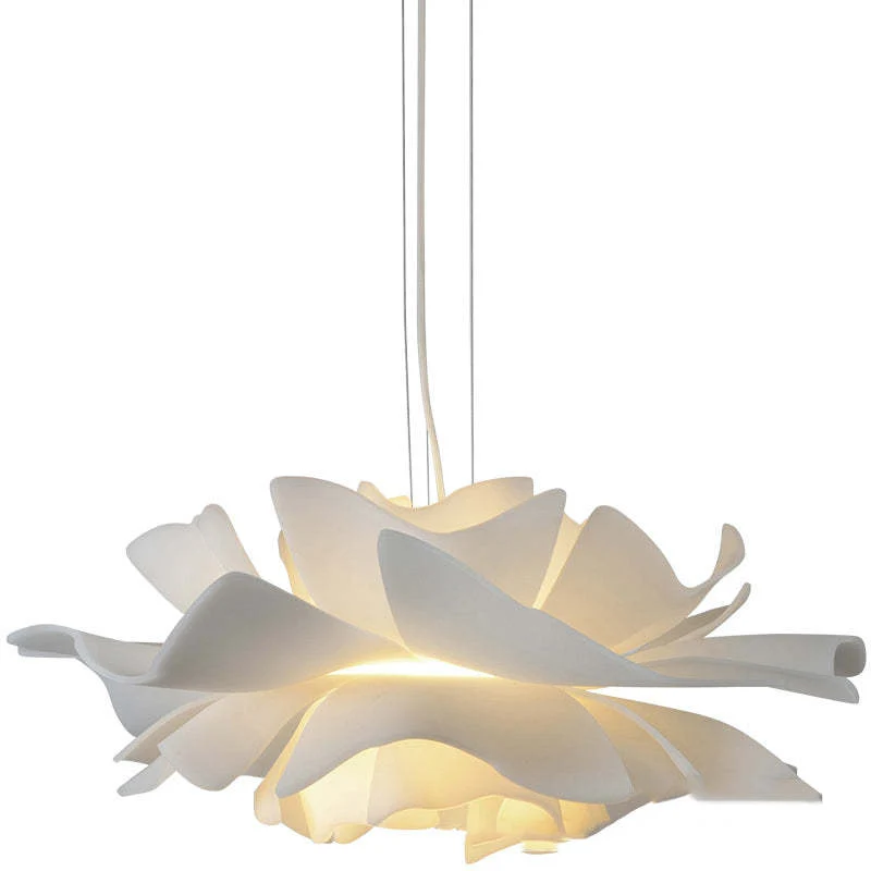 Bella Modern Design Flower Pendant Lamp White Acrylic For Living Room And Bedroom Euroselle