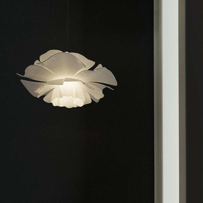 Bella Modern Design Flower Pendant Lamp White Acrylic For Living Room And Bedroom Euroselle