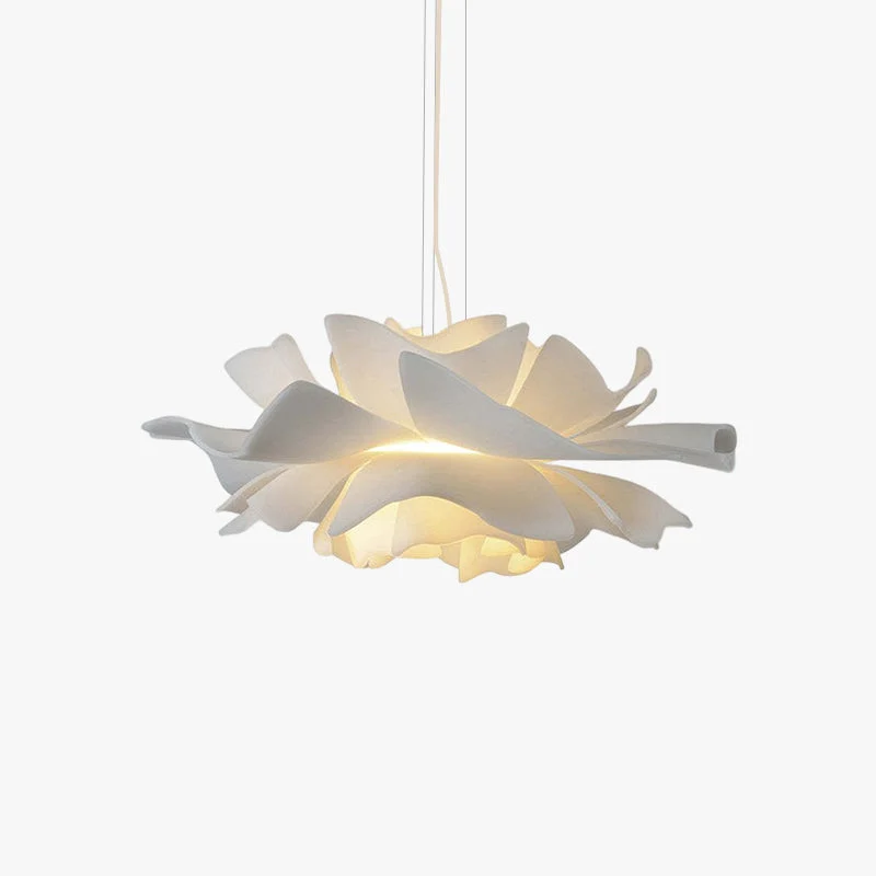 Bella Modern Design Flower Pendant Lamp White Acrylic For Living Room And Bedroom Euroselle