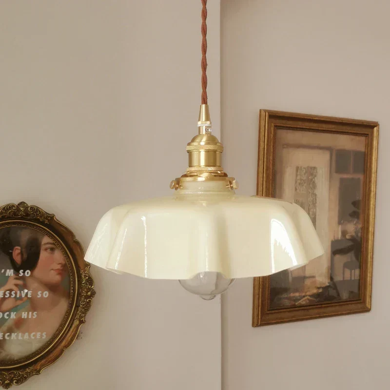 FrenchElegance Brass Pendant Lamp Euroselle Collection