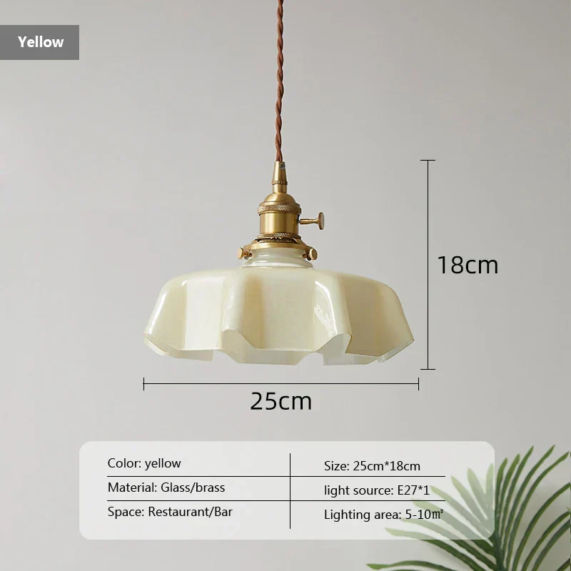 FrenchElegance Brass Pendant Lamp Euroselle Collection