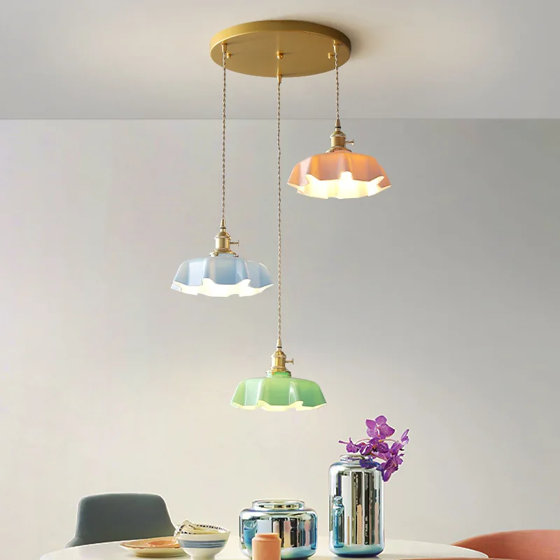 FrenchElegance Brass Pendant Lamp Euroselle Collection