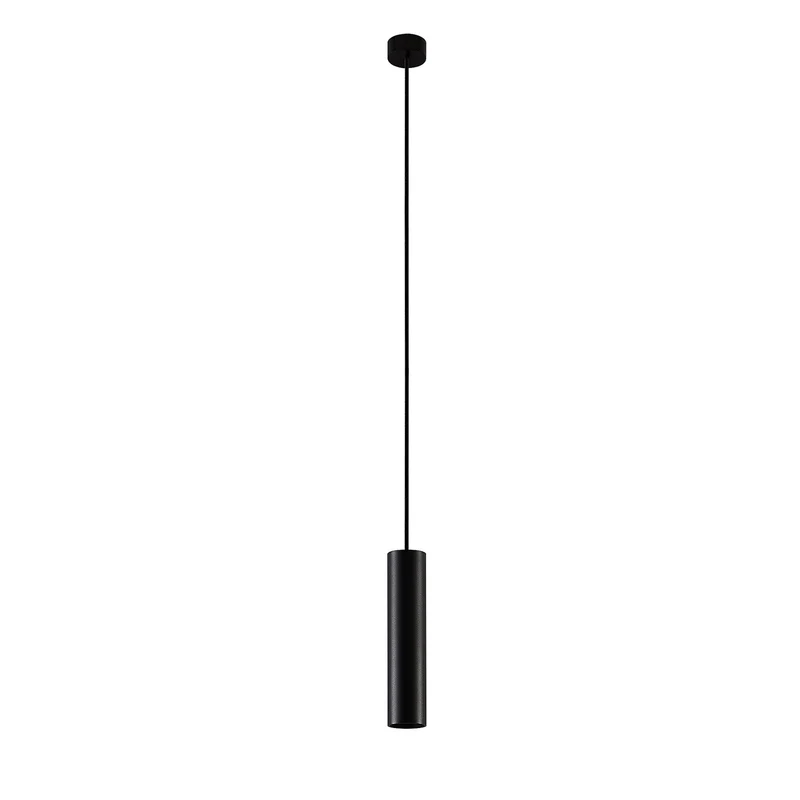 Tube Pendant Light In Black Aluminum From Euroselle