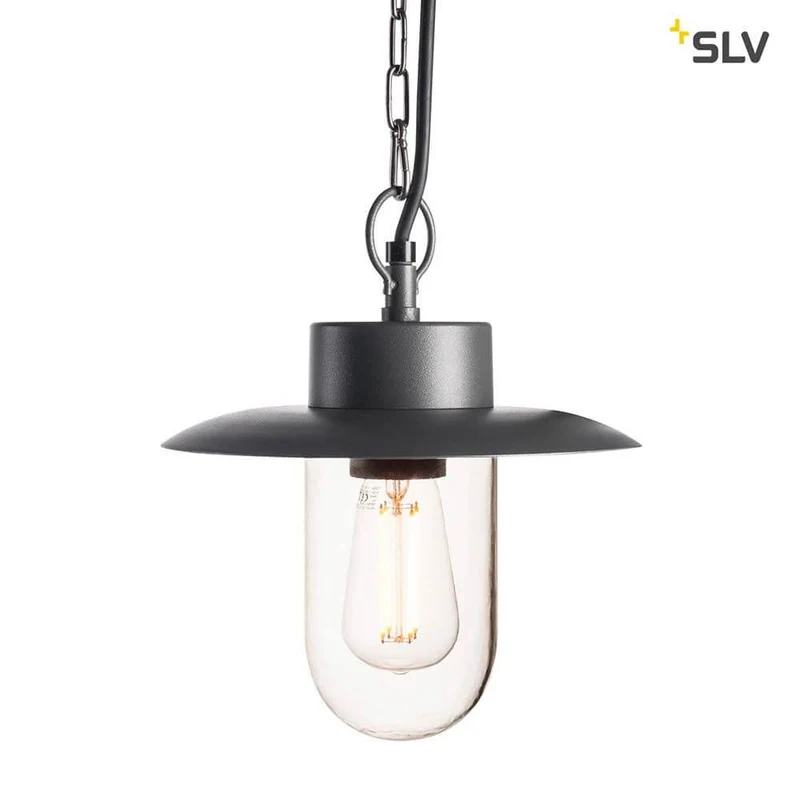 Molat E27 Outdoor Pendelleuchte Anthrazit IP44