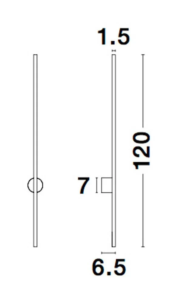 Aden LED Wandleuchte 3000K