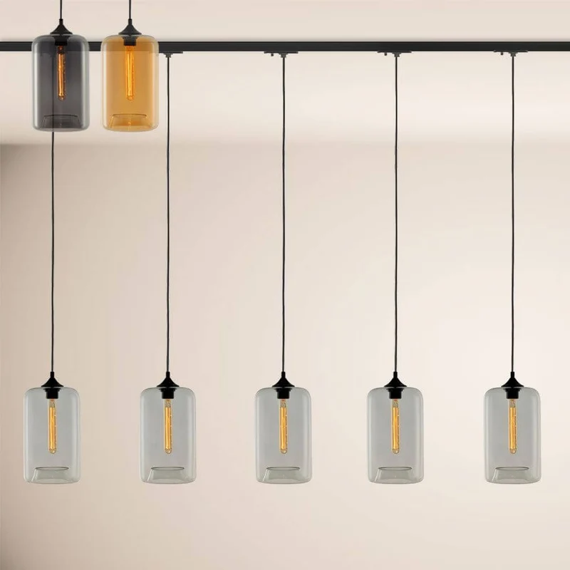 s.luce Cruet Up Esstisch-Pendellampe 1-Phasen-Schiene Endeinspeiser