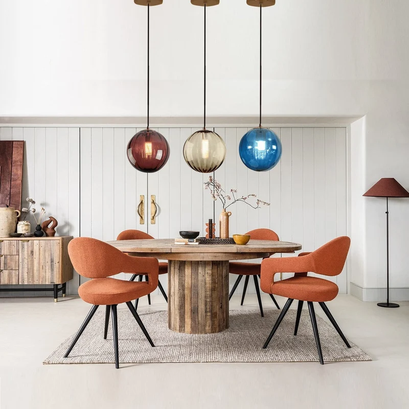 Tulise Glass Pendant Lights By Euroselle For Modern Interiors