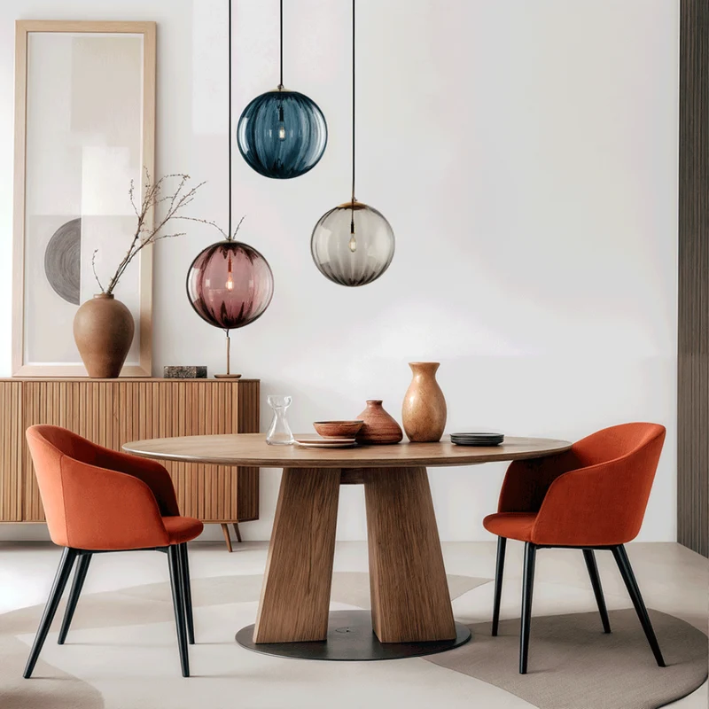 Tulise Glass Pendant Lights By Euroselle For Modern Interiors