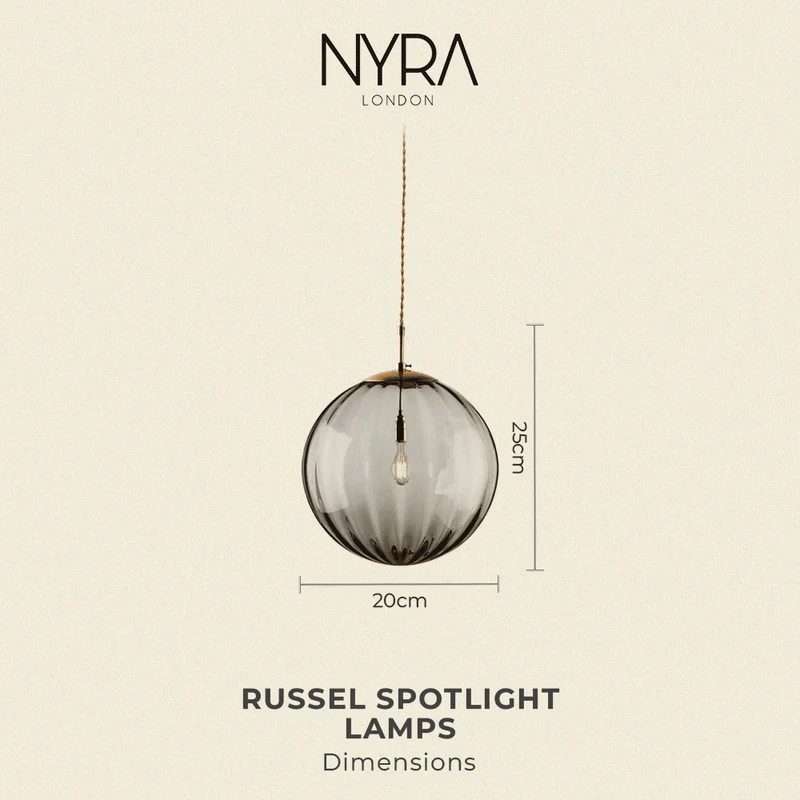 Tulise Glass Pendant Lights By Euroselle For Modern Interiors