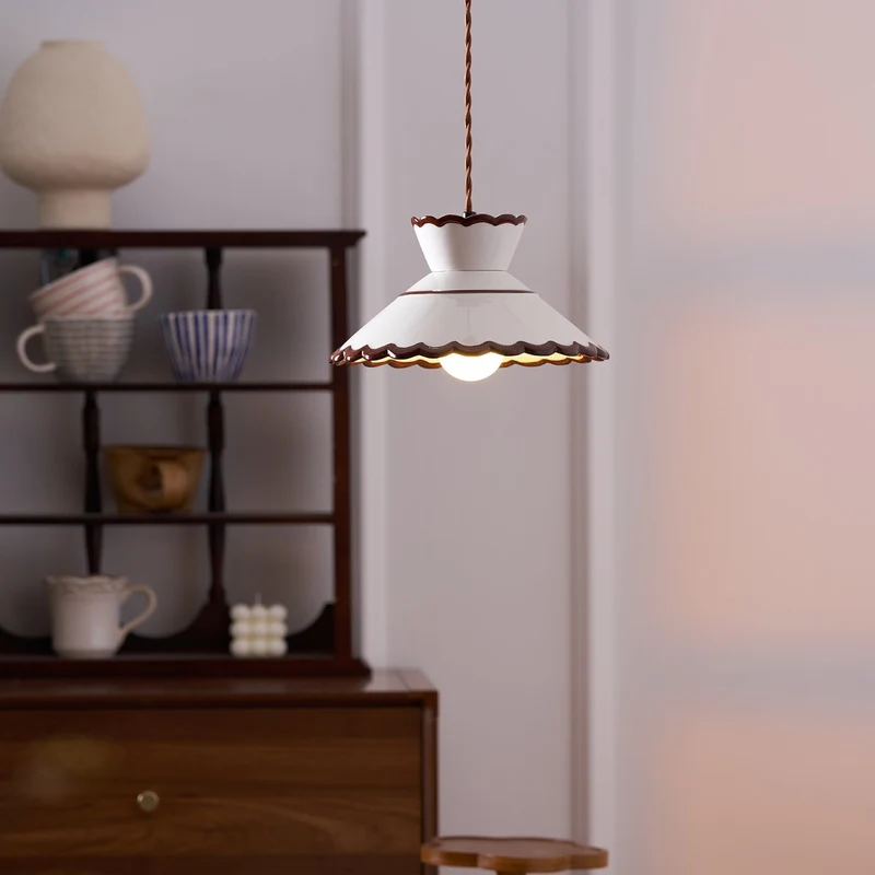 Maris Retro Ceramic Pendant Lights Indoor Lighting By Euroselle