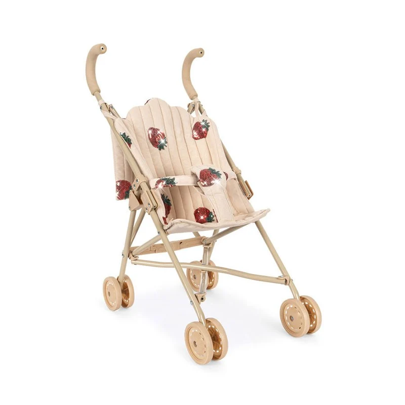 Minnie Tüll-Puppenwagen Erdbeere