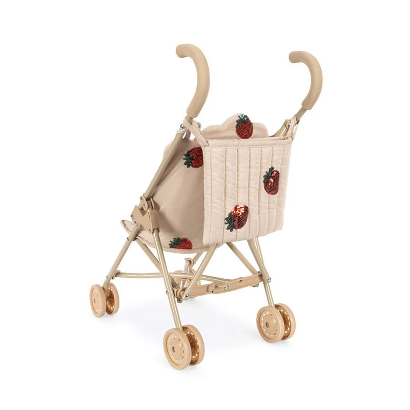 Minnie Tüll-Puppenwagen Erdbeere