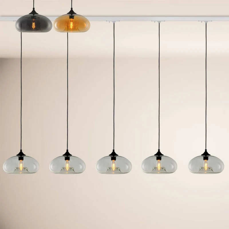 s.luce Cruet Low Esstisch-Hängelampe 1-Phasen-Schiene Mitteleinspeiser