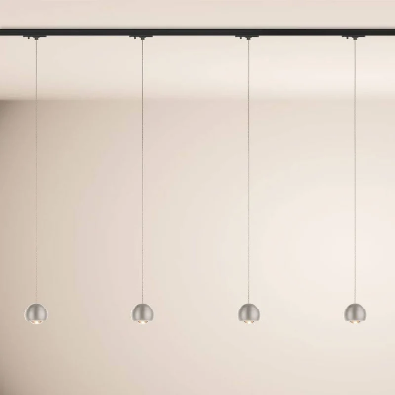 s.luce Beam LED Hängeleuchte 1-Phasen-Schienensystem Endeinspeiser
