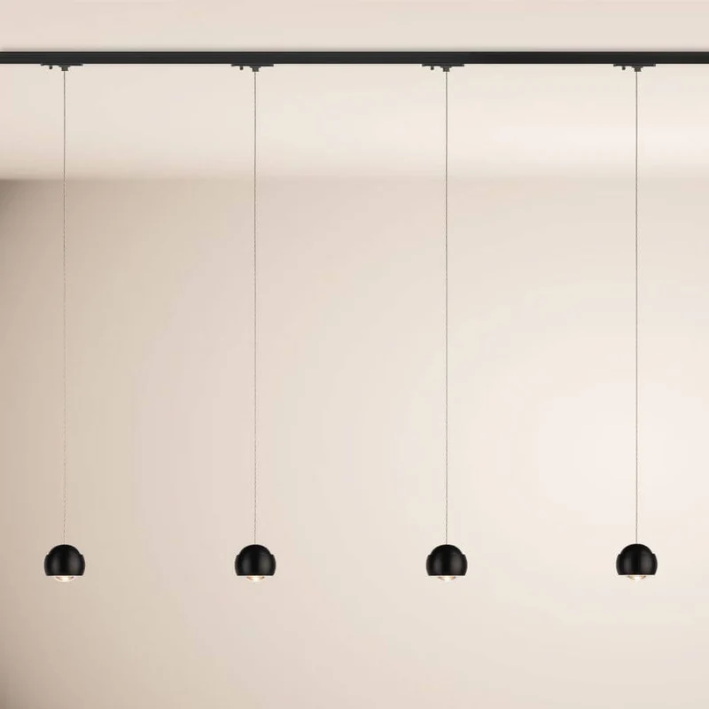s.luce Beam LED Hängeleuchte 1-Phasen-Schienensystem Endeinspeiser