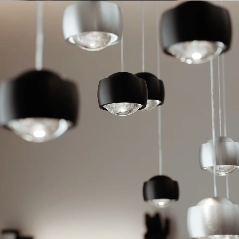 s.luce Beam LED Hängelampe 1-Phasen-Schienensystem Mitteleinspeiser