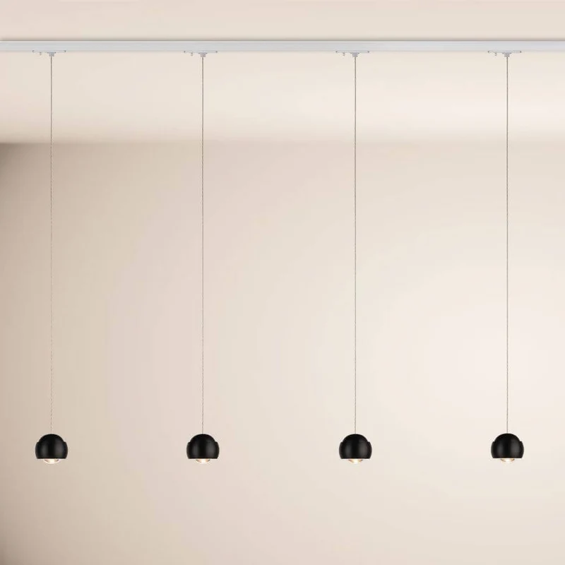 s.luce Beam LED Hängelampe 1-Phasen-Schienensystem Mitteleinspeiser