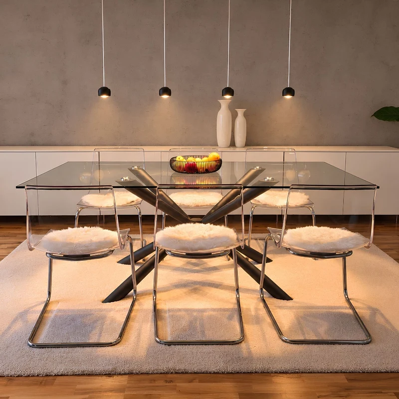 s.luce Beam LED Esstisch-Pendelleuchte Balken 120cm