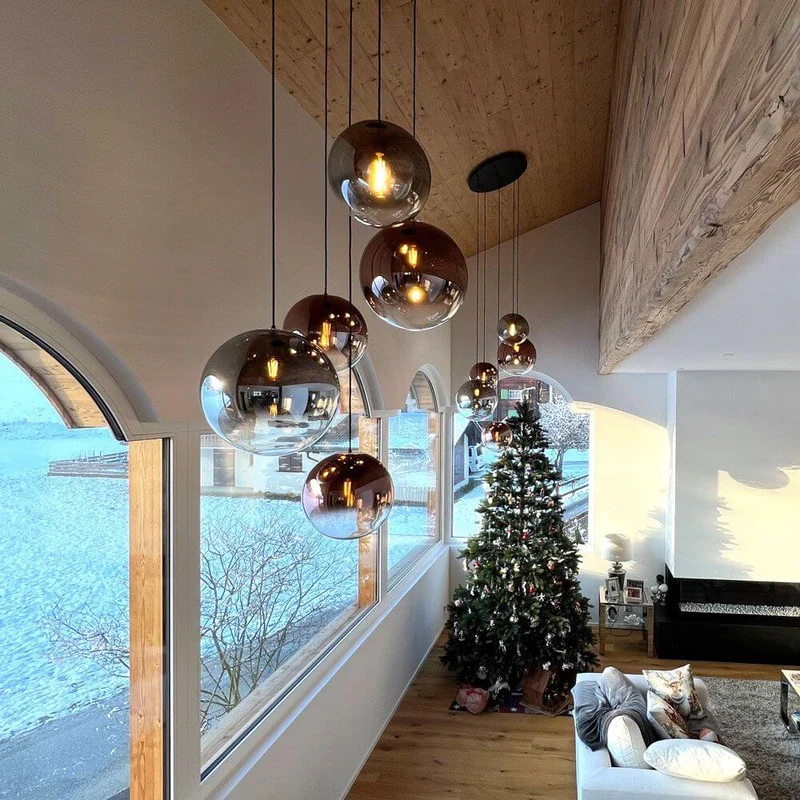 s.luce Orb 5-flammige Galerielampe Modular