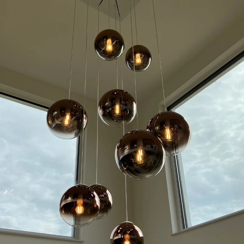 s.luce Orb Galerielampe 8-flammig Modular