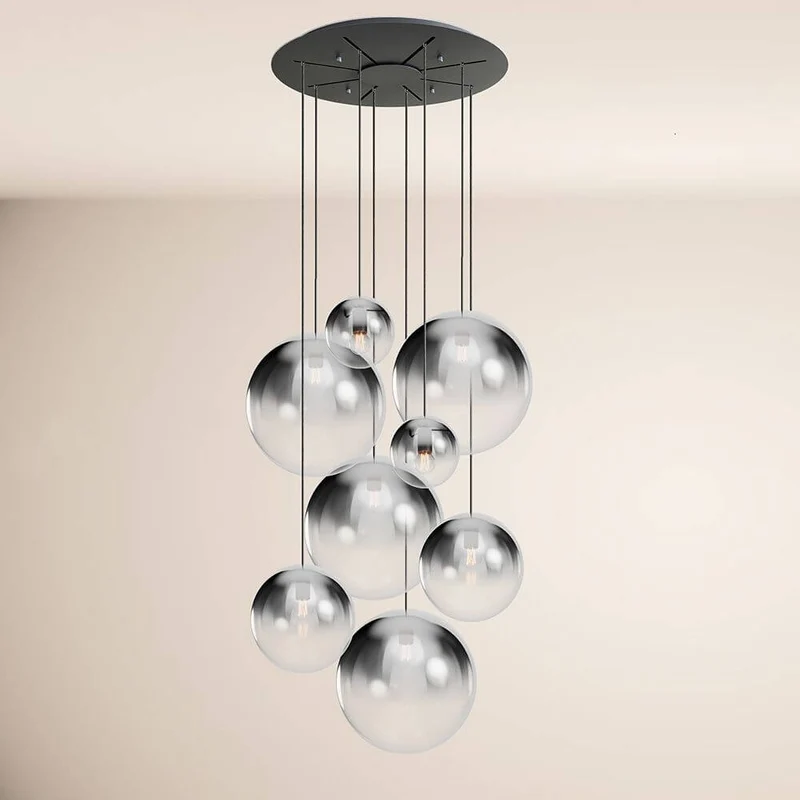 s.luce Orb Galerielampe 8-flammig Modular