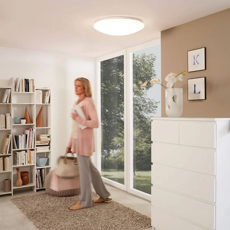 LED Deckenleuchte Giron Ø 100cm + Fernbedienung Weiß