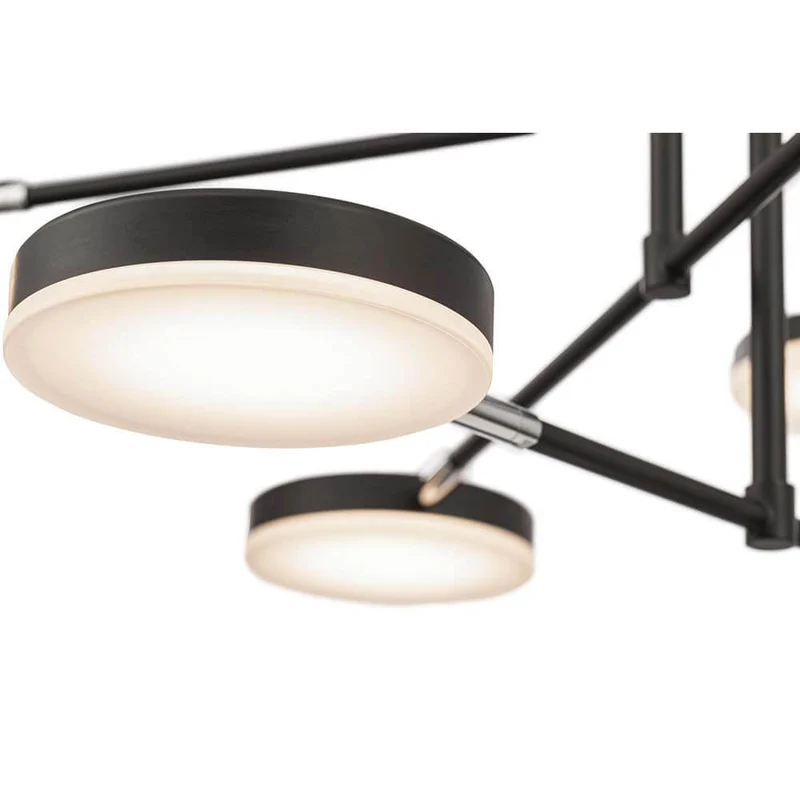 Fad LED Hängeleuchte Metall Schwarz