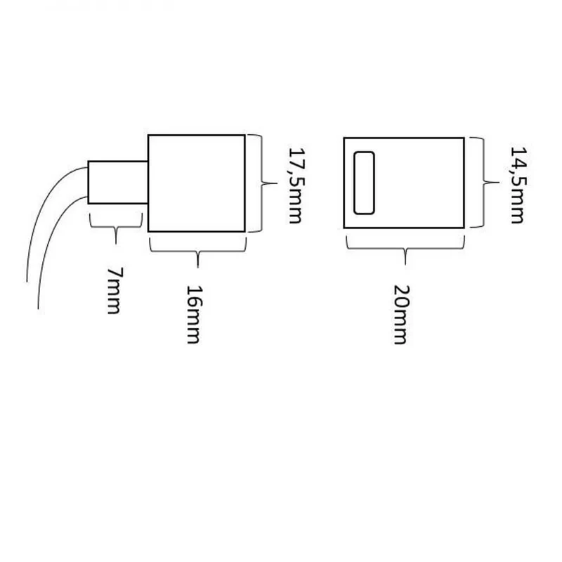 Clip-Kabelanschluss für 4-pol. IP68 LED-Strip 12mm