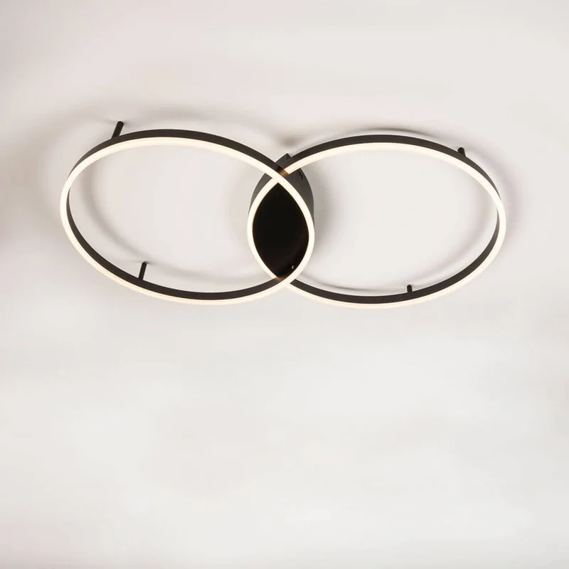 s.luce Ring LED Deckenleuchte 2-flammig