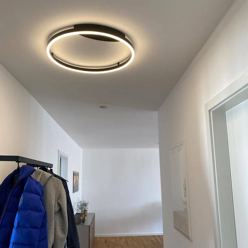 s.luce Ring LED Deckenleuchte 2-flammig